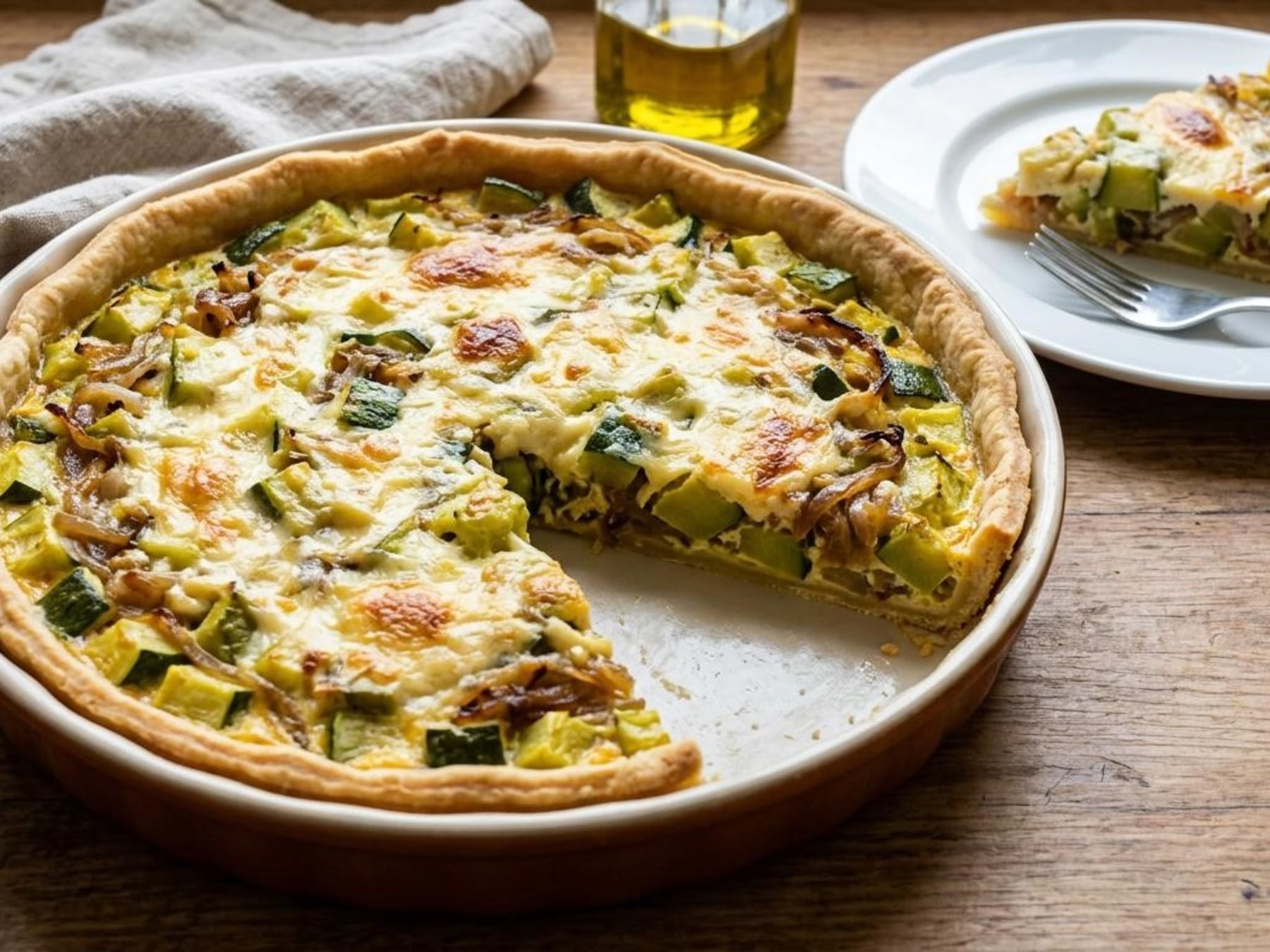 La tarta de zapallitos que no se desarma: claves para que la masa quede firme y el relleno bien sujeto