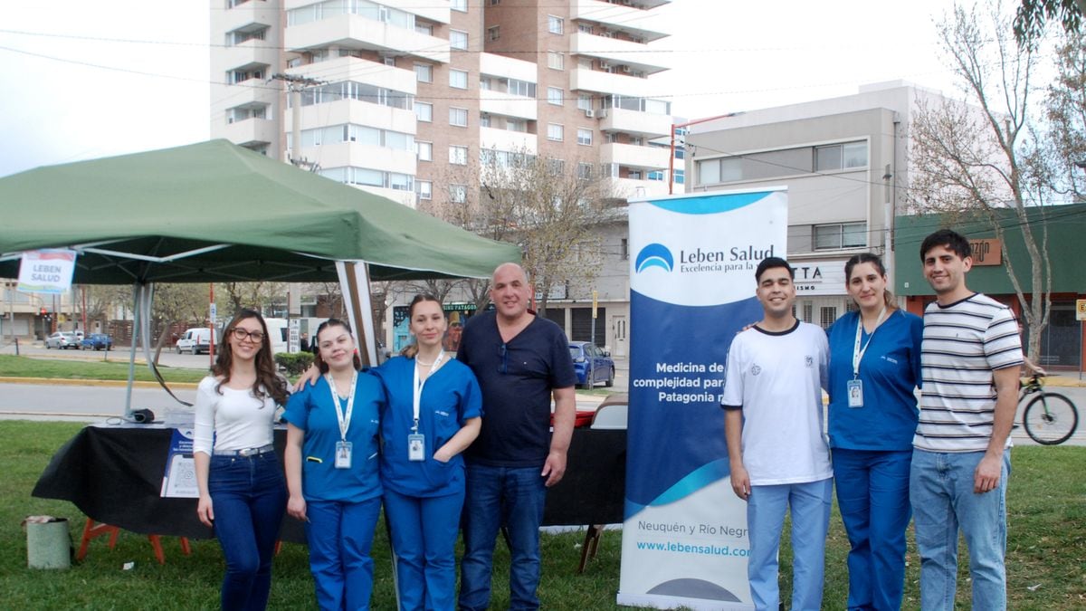 Cipolletti salió a cuidar el corazón a plaza llena y volvió a poner la lupa sobre la presión arterial