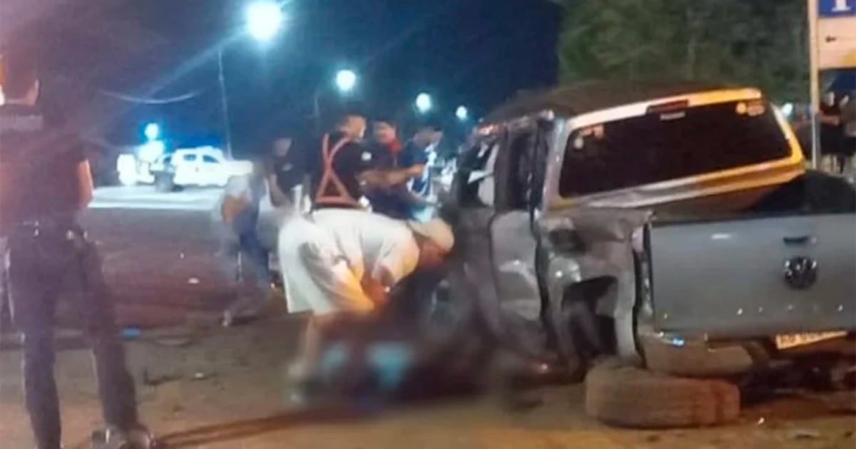 Choque frontal en San Vicente: dos muertos y cinco heridos, entre ellos gendarmes fuera de servicio