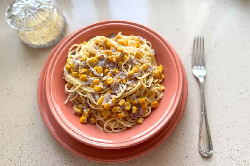 Espaguetis con choclo dorado: una pasta cremosa para resolver la comida de la semana