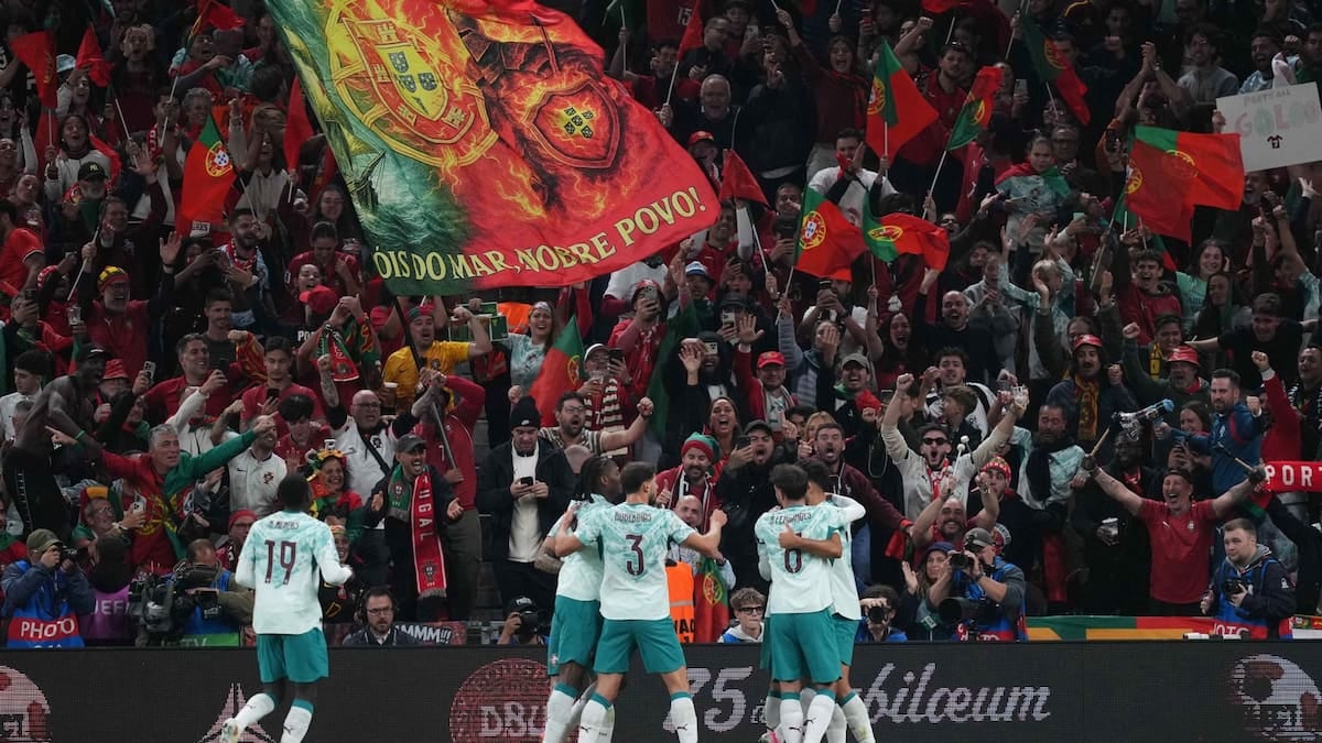 Portugal se dio el gusto en Dinamarca: ganó 4-2, sigue perfecto y ni siquiera lo necesitó a Cristiano