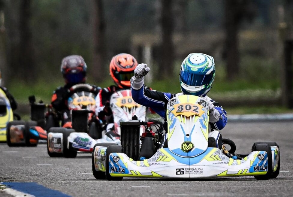 Fausto Schioppa, el pibe de Escobar que se ganó un viaje a Portugal con un kart