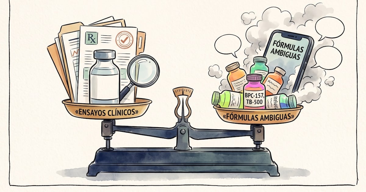 La promesa de los péptidos: cuando una sola palabra esconde tratamientos que no se parecen en nada