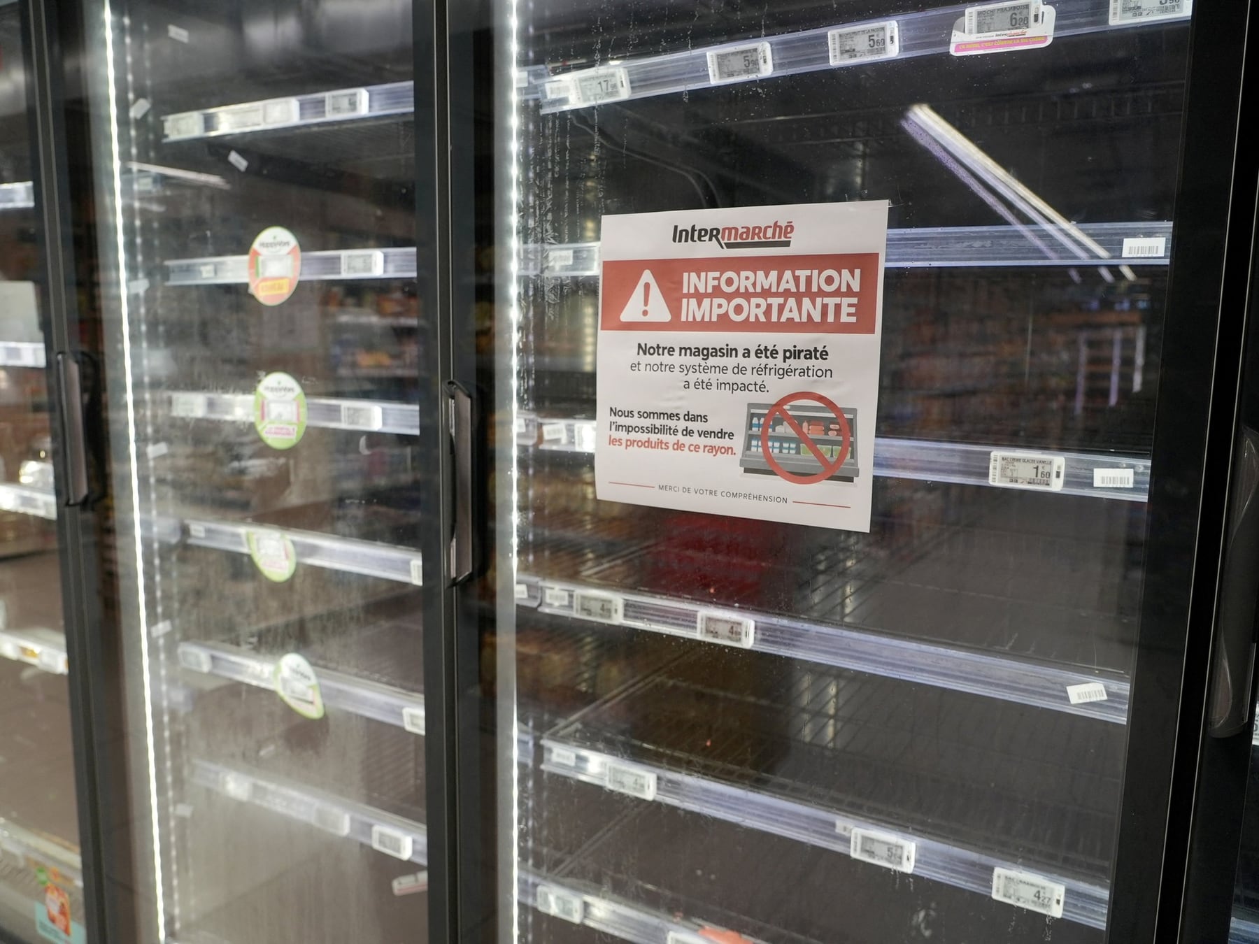 Ataque informatico a 350 supermercados franceses expone la fragilidad de las heladeras conectadas