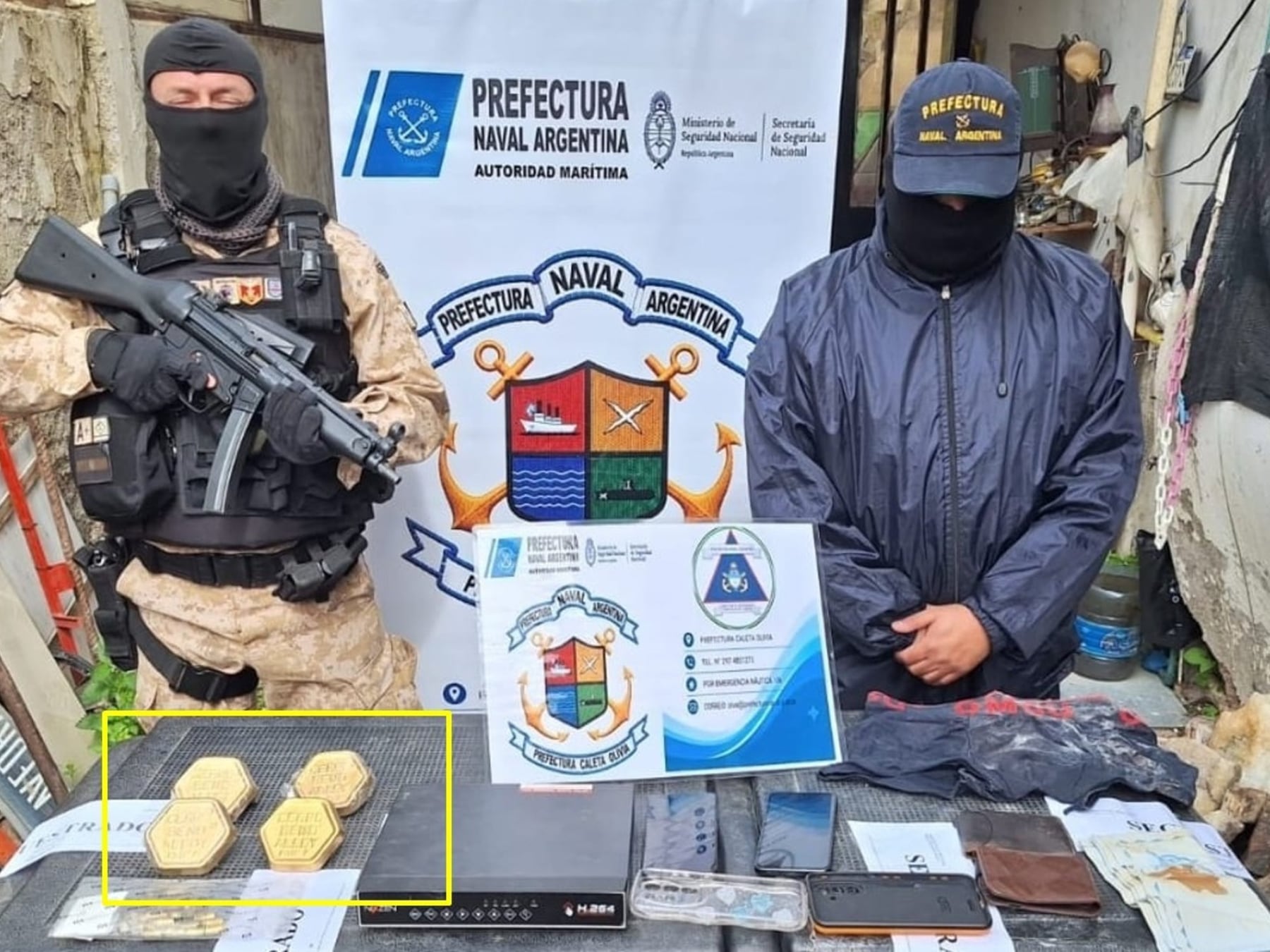 Caleta Olivia: el falso oro era una aleación usada en radioterapia y el caso sigue abierto