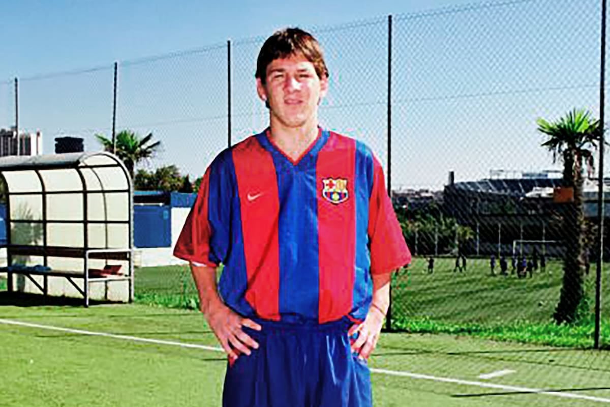 Messi tenía 13, midía 142 centímetros y Barcelona casi lo deja ir por flaquito